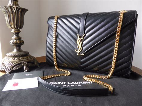 ysl matelasse bag large|YSL envelope medium chain bag.